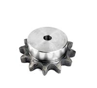 Rueda de cadena 16B 13 dientes con cubo, endurecido P: 25.4, 1″ Ozdowski de una fila