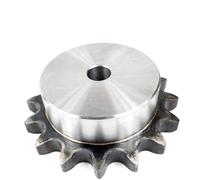 Rueda de cadena 16B 16 dientes con cubo, endurecido P: 25.4, 1″ Ozdowski de una fila