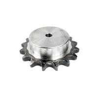 Rueda de cadena 20B 17 dientes con cubo, endurecido P: 31,75, 1 1/4 ″ Zlovski de una fila