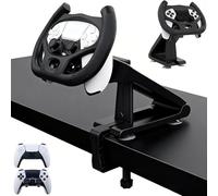 Rueda de carreras para juegos PS5, volante Meagadream con 4 ventosas de mesa para Sony Playstation 5 controlador Dualsense (controlador no incluido)
