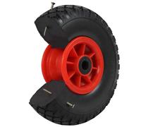 Rueda de Carretilla a Prueba Pinchazos 260 X 85MM 3.00-4 PU Goma Repuesto