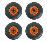 Rueda de Carretilla Bollerwagenräder Aire 4x Repuesto 3.00-4 260x85 MM Agujas
