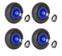 Rueda de Carretilla Bollerwagenräder Aire 4x Repuesto 3.00-4 260x85mm Rodamiento