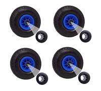 Rueda de Carretilla Bollerwagenräder Aire Repuesto 3.00-4 260x85 MM Agujas 4x