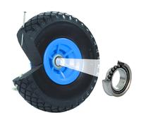 Rueda de Carretilla Repuesto a Prueba Pinchazos 260mm 3.00-4 PU Rodamiento