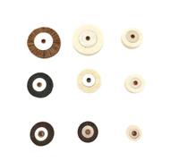 Rueda de Cepillo Duro, Rueda de Cepillo Suave, Rodillo de Lana, Varios tamaños, Compatible con la máquina de impresión Hengoucn Roland Komori(White Soft 60x6mm)