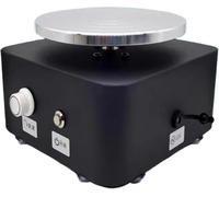 Rueda de cerámica eléctrica para manualidades y proyectos de arte, velocidad ajustable de 0 a 160 RPM, ideal para principiantes y entusiastas