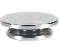 Rueda De Cerámica, Placa Giratoria Alta Resistencia Aleación for Bandas Plataforma Escultura Arcilla Herramienta Doble Uso(25cm Alloy)