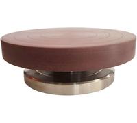 Rueda De Cerámica, Plato Giratorio Pesada 16 Cm Yixing Herramienta Olla Arcilla Morada Hecha A Mano Placa Giratoria Acero Inoxidable Baquelita Doble Rodamiento Suministros for Artistas(20cm)