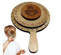 Rueda de cifrado para niños, Disco de decodificación Secreto, de de códigos con rotación Suave, Juguete de cifrado Detective con diseño portátil, Sala de Escape educativa, DEC