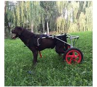 Rueda de cochecito para mascotas, silla de ruedas grande para perros, silla de ruedas trasera para perros grandes, silla de ruedas ajustable para mascotas, rehabilitación de patas traseras, soporte de
