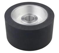 Rueda de contacto de caucho macizo de 150 x 75 mm for rodamientos 6203, pieza for lijadora de banda(Id 32mm)