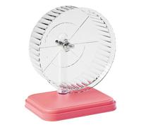 Rueda de corredor de ejercicios: rueda de ejercicio de hámster silenciosa, diseño suave y seguro | Rueda de rodadura antideslizante, animal pequeño animal doméstico de doble capa Ejercicio Juguetes