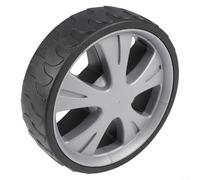 Rueda de cortacésped para AL-KO 5.17, 5.18, 51.0, 51.7, 51.8, 527, 51.3 51.4 51.5 5200, rodillo de polipropileno negro robusto para una maniobrabilidad suave