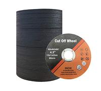 Rueda de corte de 412 pulgadas, 100 piezas de corte de 4.5 pulgadas x 047 x 78 pulgadas, disco de corte ultra fino de metal y acero inoxidable, rueda de corte se adapta a amoladora angular,