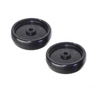 Rueda de cubierta para cortacésped, paquete de 2 rodillos de plástico resistentes para Craftsman SPM209370317 LTX1040 LT1042 ruedas de soporte de cubierta trasera