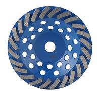 Rueda de diamante 24 dientes azules 180 mm 30 malla cuerpo de acero de calidad profesional duradero herramienta de rectificado de cemento de piedra de hormigón para amoladoras angulares