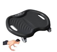 Rueda de ejercicio | Ab Roller para entrenamiento de abdominales - Rodillo de núcleo de rueda de desplazamiento de 360 ° con cuatro ruedas y manija de curva silenciada para desarrollar músculo