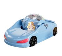 Rueda de ejercicio para el hámster - Small Hamsters Wheel Toy | Hamster Rolling Ball Sports Car Car Little Pet | Durable Fun Furry Friry Supersportwagen Toy | Ejercicio Formet Smalls Pet Transparente