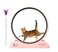 Rueda de Ejercicio para Gatos | Cinta de Correr para Gatitos y Fitness | Disco Giratorio para Gatos Domésticos Adelgazar, Bajo Ruido