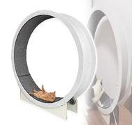 Rueda de Ejercicio para Gatos Cinta de Correr para Interiores, Rueda para Correr para Gatos Extra Grande de 120 cm/47"con Pista Alfombrada, Dispositivo para Adelgazar Fitness