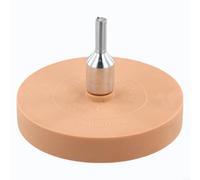 Rueda de eliminación de calcomanías de goma neumática de 88 mm para eliminar calcomanías, etiquetas y rayas en coches, camiones, motocicletas, bicicletas, barcos y electrodomésticos. Compatible con