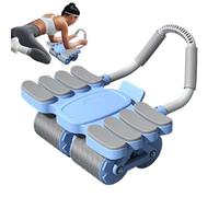 Rueda de entrenamiento, rueda de rodillo, equipo de gimnasio con soporte para el codo, deslizadores de entrenamiento de gimnasio con estabilidad, comodidad y rebote automático adecuado para el hogar