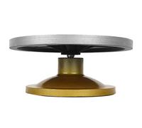 Rueda de esculpir, Rueda esculpidora de 9"12" 13"de diámetro Rueda de metal para decorar cerámica Placa giratoria profesional de cerámica de metal Mesa giratoria de cerámica(33cm)