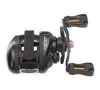 Rueda de fundición de Carrete de Pesca de Metal Profesional con relación de Velocidad 6.3:1 de Freno magnético 12+1 BB para Accesorios de Aparejos de Pesca de Agua Dulce y Agua (Mano Izquierda)