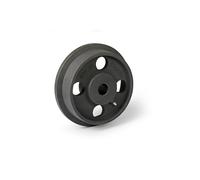 Rueda de fundición gris con pestaña rodamiento de deslizamiento