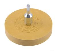 Rueda de goma de borrar de 88 mm para vinilo, rayas y eliminación de calcomanías, uso seguro en superficies de esmalte acrílico y pintura de uretano