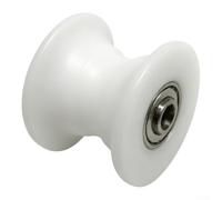 Rueda de guía de plástico de acero de 60 x 30 mm para máquina de remo (40 x 20 mm)