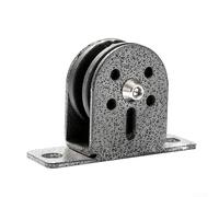 Rueda de guía de polea fija de acero, para gimnasio, bloque de rodamiento de 50 mm con capacidad de carga de 300 kg, sistema de cuerda de alambre silencioso, para montaje en techo de pared, equipo de