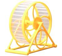 Rueda de hámster con soporte, bola silenciosa de hámster de 5 x 5 x 2 pulgadas, mantiene saludable y transpirable, juguetes para hámsters enanos y mascotas pequeñas para aumentar la actividad, bola