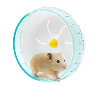 Rueda de Hámster,Rueda Hamster Silenciosa,Rueda para Correr de Hámster,Silenciosa Rueda de Ejercicio de Plástico,Adecuado para hámsteres,Jerbos,Ratones y Otras Mascotas pequeñas,Azul,12 cm