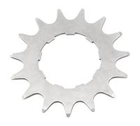 Rueda de inercia de bicicleta de una sola velocidad 12T 18T compatible con, engranaje de acero inoxidable mecanizado CNC para cadenas de 7 11 velocidades, diseñado para conversión de bicicleta de