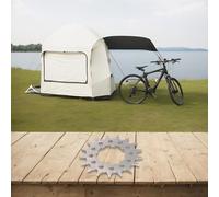 Rueda de inercia de bicicleta de una sola velocidad para bicicletas de montaña, construcción de acero inoxidable para un rendimiento duradero (17T)