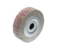 Rueda De Láminas Rueda de láminas abrasiva 4"/5" | Paño de lijado Fregona Rueda Metal Madera Pulido Rectificado(92x24x16mm P120)