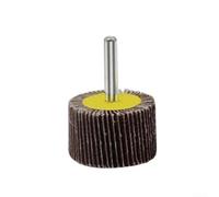 Rueda de lija abrasiva de tela de esmeril de 2080 mm, disco abrasivo de grano 80 con eje de 6 mm para uso con taladros eléctricos, adecuado para múltiples tipos de materiales (40 mm)