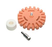 Rueda de limpieza de pegamento de 4 pulgadas, disco de pulido de goma, pegatina removedora de goma de borrar para muebles automotrices, electrónica, herramienta de pulido