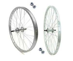 Rueda de llanta trasera 24 x 1.75 buje 6/7 velocidades + llanta delantera 24 x 1.75 para bicicleta de 24" City Bike