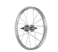 Rueda de llanta Trasera para Bicicleta de niño/a de época, 16 x 1,75, de Aluminio, 1 Velocidad, Cierre con Tuerca