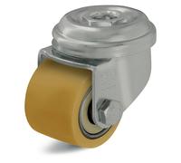 Rueda de maniobra compacta Blickle, rueda de PU