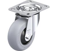 Rueda de maniobra de chapa de acero LE-POES-SG Blickle, Ø de rueda 100 mm, carga máx. 150 kg