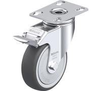 Rueda de maniobra para aparatos LKPA-PATH-FI Blickle, carga máx. 120 kg