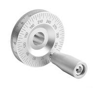 Rueda de mano de torno de medición hecha de aleación de aluminio, 63 7 mm de diámetro (8 mm)