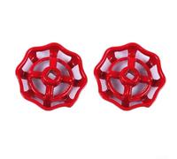 Rueda de mano de válvula de hierro fundido diseñada para válvula de compuerta y válvula de globo, se adapta a calibres de 6 mm a 8 mm para una amplia cobertura de aplicación (6 mm)