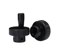 Rueda de mano moleteada de aleación de aluminio Diámetro 30mm CNC moleteado Mesa Deslizante varilla de tornillo perilla manivela mango giratorio 5mm