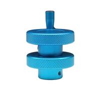 Rueda de mano moleteada de aleación de aluminio Diámetro 50mm CNC moleteado Mesa Deslizante varilla de tornillo perilla manivela mango giratorio Motor paso a en relieve rueda mano posicionamiento