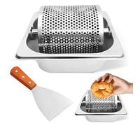 Rueda de mantequilla, 1 l rollo de mantequilla de acero inoxidable 304 con espátula, batidora de mantequilla, dispensador de mantequilla, centrífuga de mantequilla, dispensador de mantequilla para pan